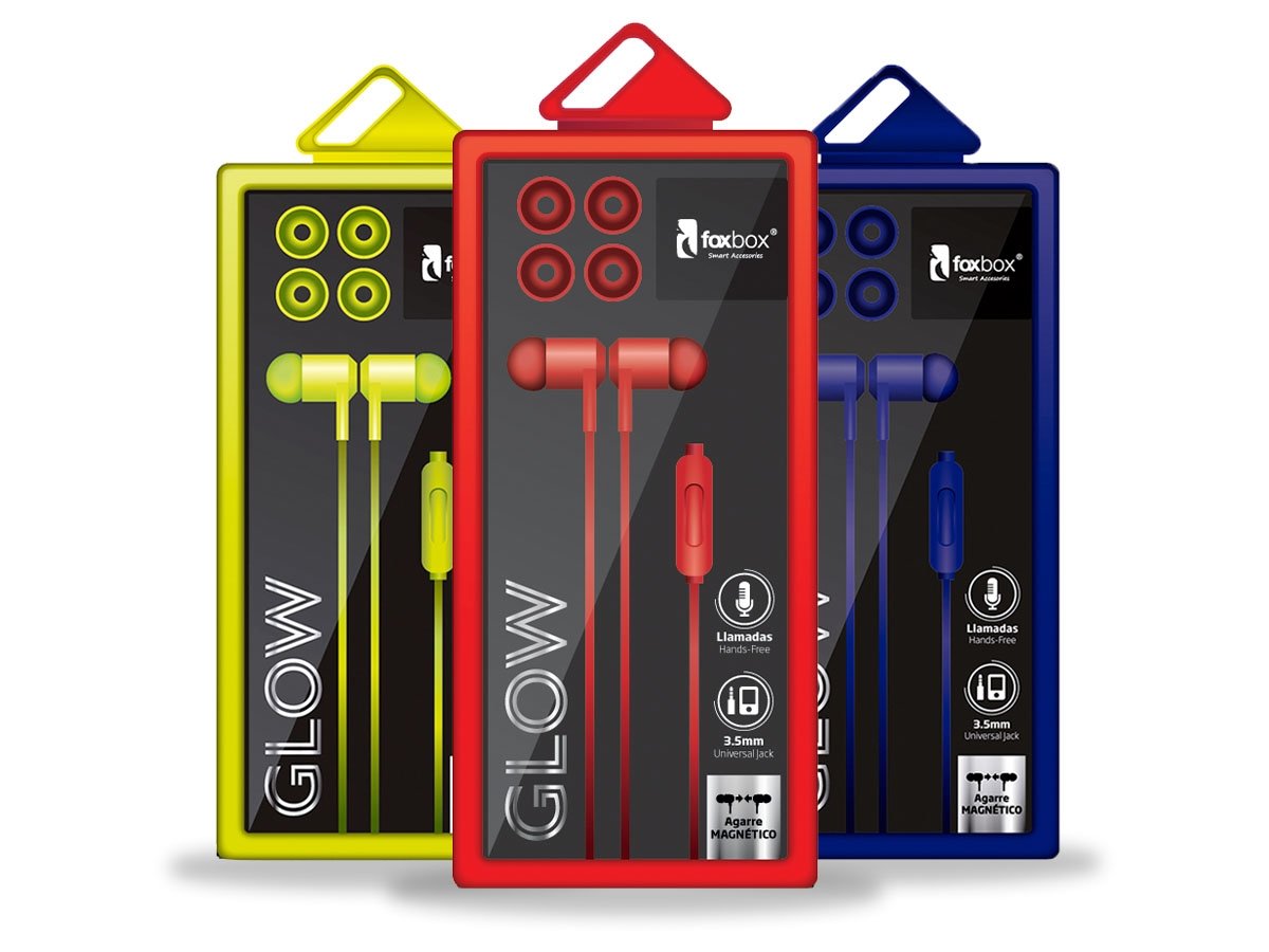 AURICULAR FOXBOX GLOW COLORES VARIOS